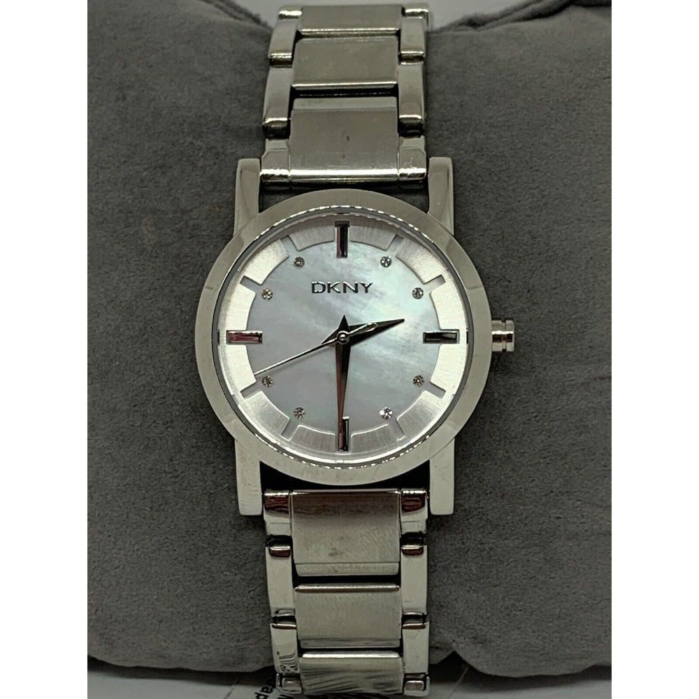DKNY NY4519 Women's Stainless SteelâAnalog Silver Dial Quartz Genuine Watch W272